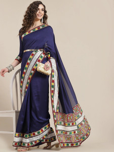Divastri Printed Bandhani Art Silk Saree