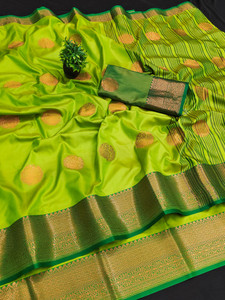 Surati Sarees Woven Banarasi Art Silk Saree