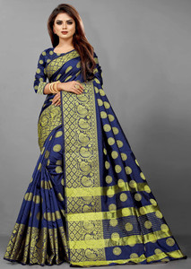 Flip The Style Self Design, Woven Paithani Jacquard, Cotton Silk Saree
