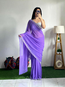 Stylee Couture Embellished Bollywood Georgette Saree