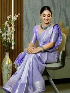 Shree Impex Woven Kanjivaram Pure Silk Saree