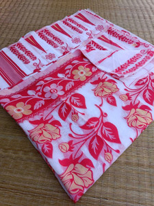Dristikone Woven Jamdani Cotton Blend Saree