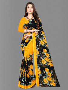 kashvi sarees Printed Daily Wear Georgette Saree