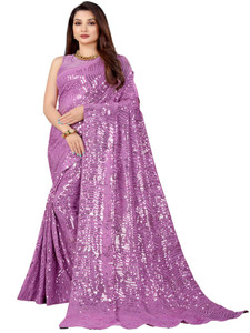 b bella creation Embellished, Embroidered Bollywood Georgette Saree