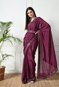 Mionas Embroidered Bollywood Chiffon Saree