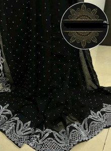 MAVITA MS Embellished Bollywood Chiffon Saree