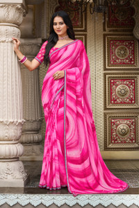 Laxmipati Sarees Printed Bollywood Georgette Saree