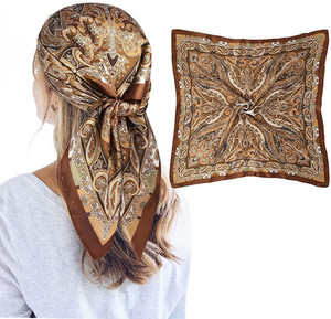 HASTHIP Floral Print Polyester Women Scarf
