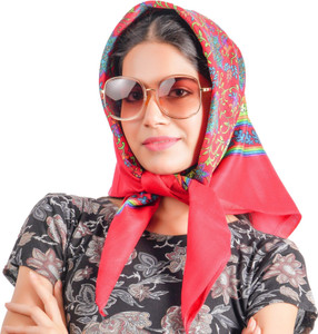 CHACKO Printed Pure Wool Women Fancy Scarf