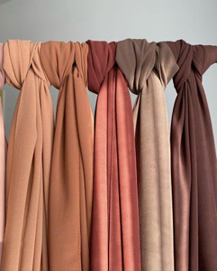 hijabcurl Solid Georgette, Chiffon Women Scarf, Stole