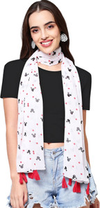 sahil fashion Animal Print Georgette Women Fancy Scarf