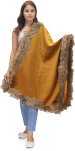 manra Solid Wool Blend Women Stole