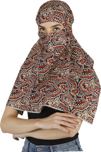 KALY INDIA Geometric Print Pure Cotton Women Fancy Scarf