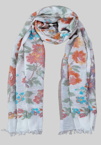 Cashmere Craft Printed Viscose Women Fancy Scarf, Stole
