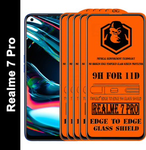 TWIGLO Edge To Edge Tempered Glass for REALME 7 PRO