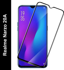 MAHTO Edge To Edge Tempered Glass for Realme Narzo 20, Realme Narzo 20A, Realme C11, Realme C12, Realme C15, Realme C3, Realme 5, Realme 5i, Realme 5s, Oppo A9 2020, Oppo A5 2020, Realme Narzo 10, Realme Narzo 10A, Oppo A31