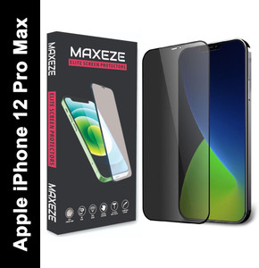 MAXEZE Tempered Glass Guard for Apple iPhone 12 Pro Max
