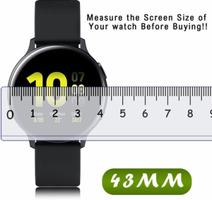 FCS Edge To Edge Screen Guard for 43 mm, Universal Round Watch