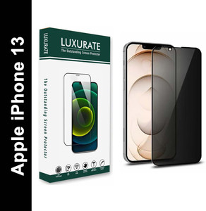 LUXURATE Edge To Edge Tempered Glass for Apple iPhone 13