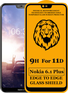SUNSHINE Edge To Edge Tempered Glass for Nokia 6.1 Plus