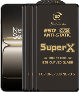 ANILUQ Edge To Edge Tempered Glass for ONEPLUS NORD 5