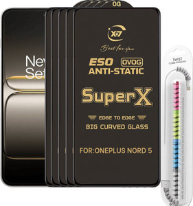 TWIGLO Edge To Edge Tempered Glass for ONEPLUS NORD 5