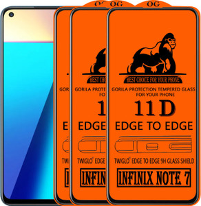 TWIGLO Edge To Edge Tempered Glass for INFINIX NOTE 7