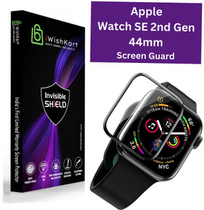 iWishKart Screen Guard for Apple Watch SE 2nd Gen 44mm, iwatch 44 mm, Smart Watch NOT Included, NOT Tempered Glass, 3d Curved Screen Guard