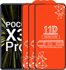 Qyist Edge To Edge Tempered Glass for Poco X3 Pro