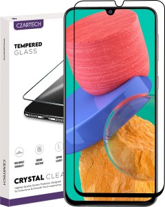 CZARTECH Edge To Edge Tempered Glass for Samsung Galaxy M31, F41, M21, M21 (2021), M30, M30s, A30, A50, A20, A30s, A50s, M10S, M21s, M31 Prime