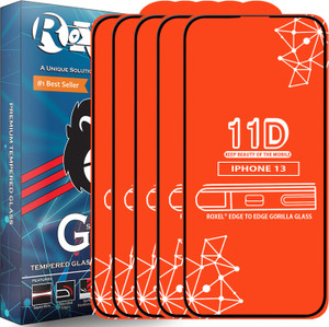 Roxel Edge To Edge Tempered Glass for Apple iPhone 13