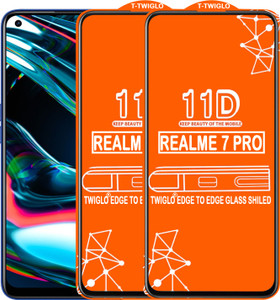 TWIGLO Edge To Edge Tempered Glass for REALME 7 PRO
