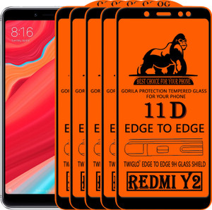 TWIGLO Edge To Edge Tempered Glass for Mi Redmi Y2