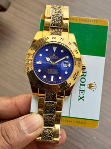 Varsha Nano Glass for Rolex Fullset Analog White Dial Men's Watch-  Stainless Copy (3) Varsha