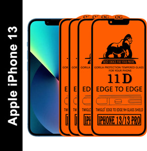 TWIGLO Edge To Edge Tempered Glass for apple IPHONE 13