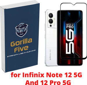 गोरिला फाइव एज टू एज टेम्पर्ड ग्लास Infinix Note-12 Pro 5G, Infinix Note 12 5G के लिए
