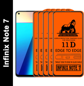 TWIGLO Edge To Edge Tempered Glass for INFINIX NOTE 7