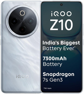 IQOO Z10 5G (Glacier Silver / Silver, 256 GB)