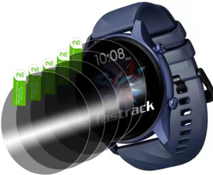KHWABEEDA Tempered Glass Guard for FASTRACK OPTIMUS 1.43 SMART WATCH TEMPERED GLASS ( PACK OF 5)