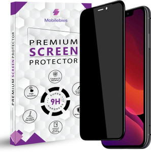 Mobilebies Tempered Glass Guard for iPhone X, iPhone 11 Pro, iPhone XS Privacy Screen Protector