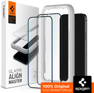 Spigen Tempered Glass Guard for Apple iPhone 12 Pro, Apple iPhone 12