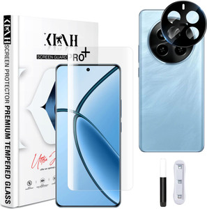 KLAH Tempered Glass Guard for Realme P1 Pro 5G, With Camera Lens Protector