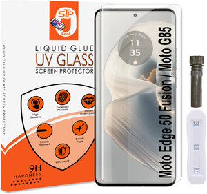Maxboost Tempered Glass Guard for Motorola Edge 50 Fusion, Motorola G85 5G  5G 5G Advanced UV Glass with Installation Kit Maxboost