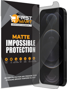 FIRST MART Tempered Glass Guard for Apple iPhone 12 Pro, iPhone 12 Pro, 12 Pro, Apple 12 Pro, Apple iPhone 12, iPhone 12