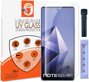 STP FEEL Tempered Glass Guard for Infinix Note 50s 5G+ UV Advanced Curved Screen Protector Guard with Easy Installation Kit