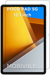 MOBIVIILE Tempered Glass Guard for Poco Pad 12.1 inch