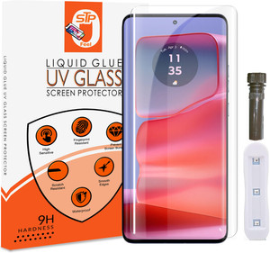 STP FEEL Tempered Glass Guard for Motorola Edge 50 5G, Moto Edge 50 UV Advanced Curved Screen Protector Guard