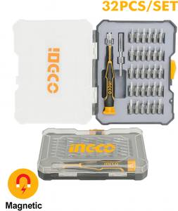 INGCO 32 PIECE MAGNETIC SCREWDRIVER SET Precision Screwdriver Set