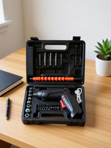 DEAGAN Cordless Screwdriver Kit| 47 in 1 Electric Bits Set Rechargeable Screw Gun Combination Screwdriver Set