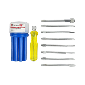 Spartan BS-02 8-Pieces Kit (Multicolour) Combination Screwdriver Set